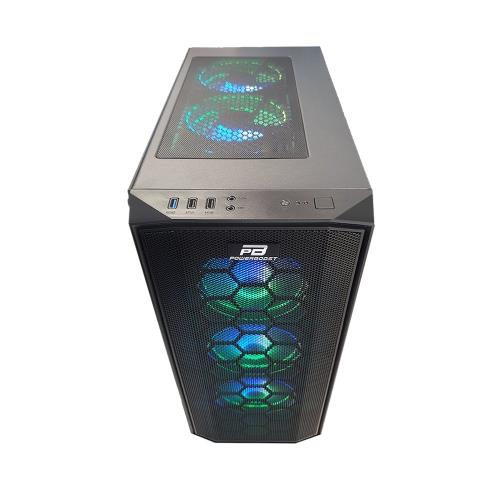 POWERBOOST X58 650W 80+ 6x RGB FANLI USB3.0 GAMING KASA - Kasalar ürünleri tekmarshop.com'da
